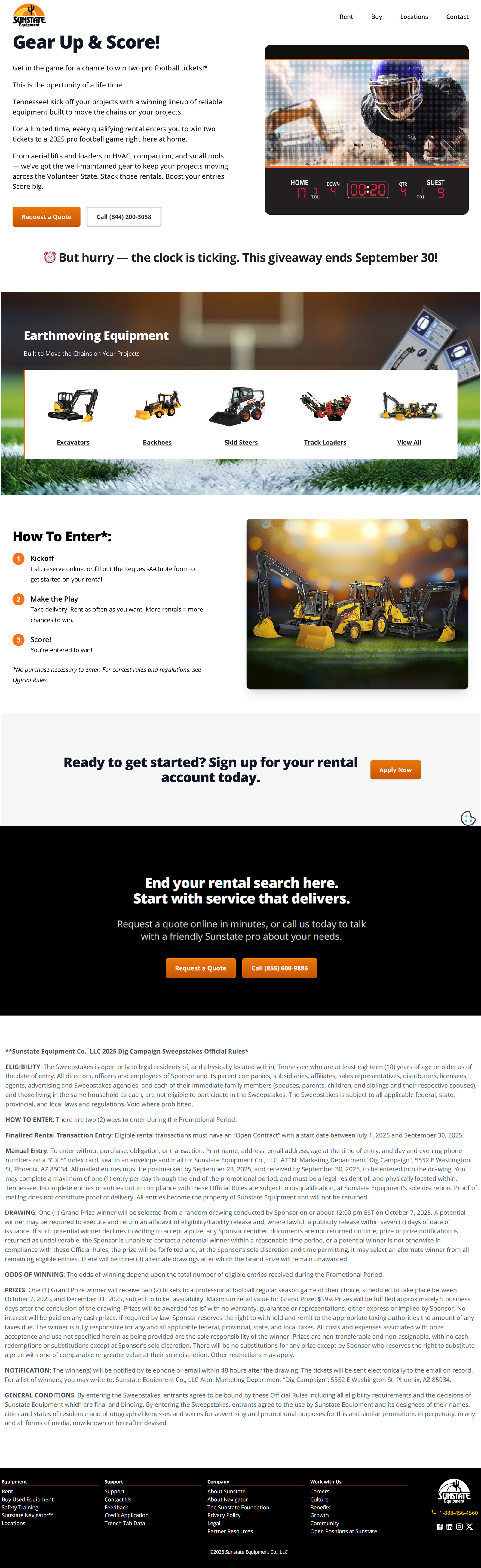 Copyediting landing pages