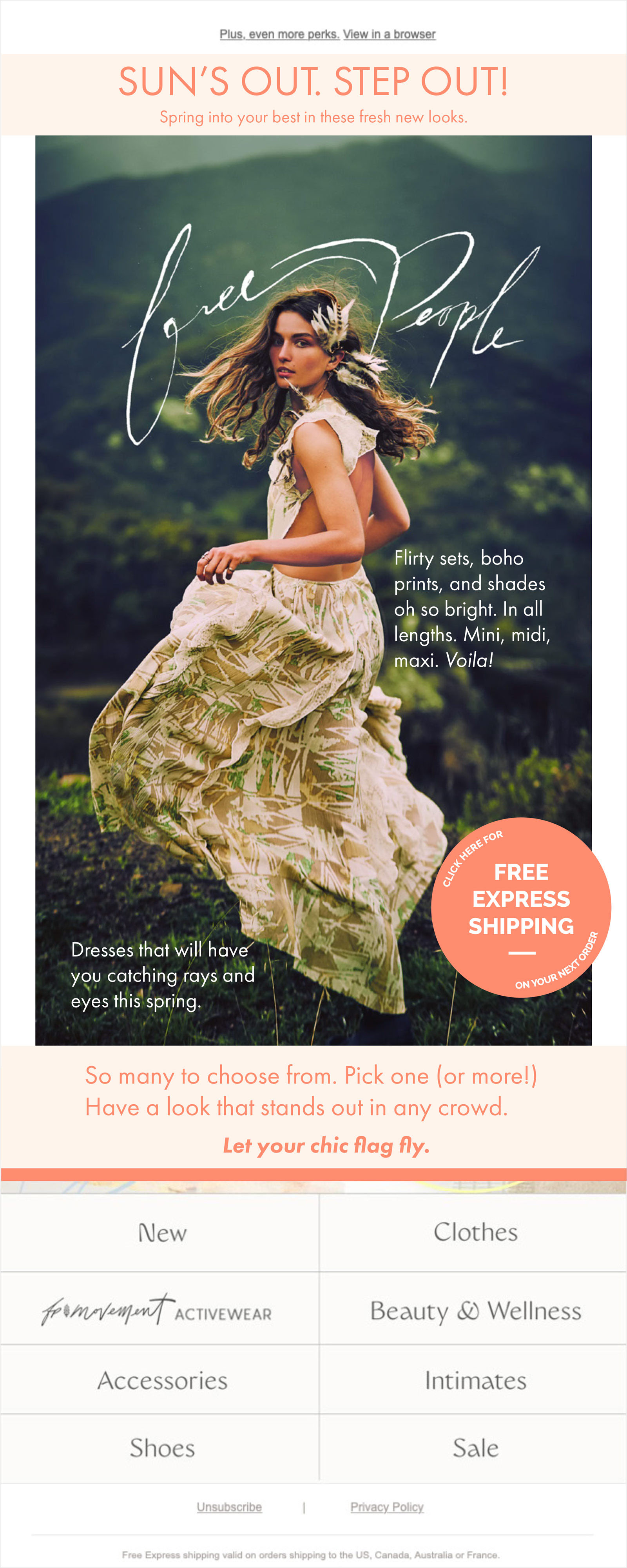 Email copywriting sample