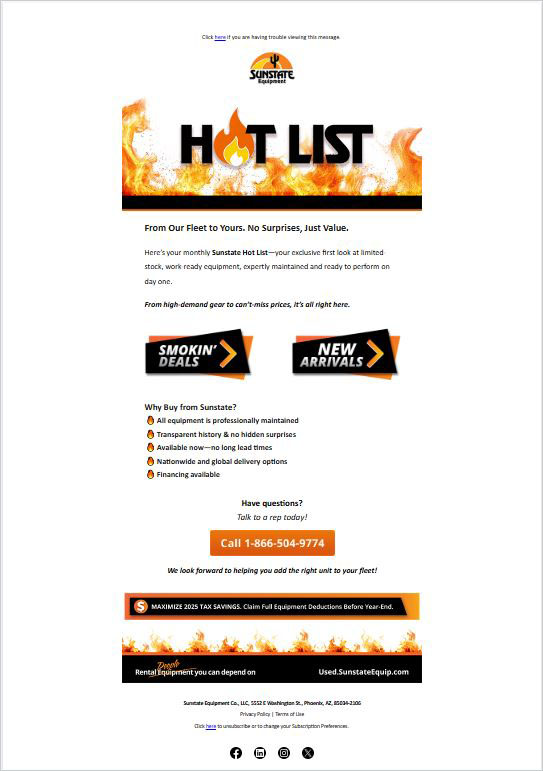 Email copywriting sample