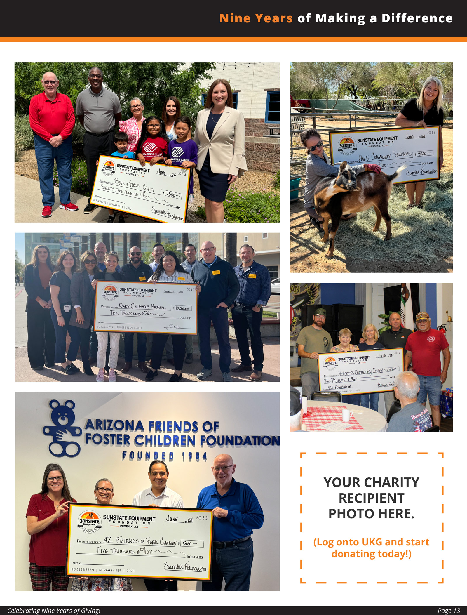 Internal communications copywriting