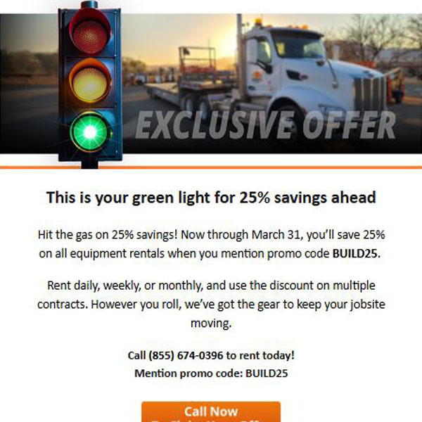 Email copywriting sample