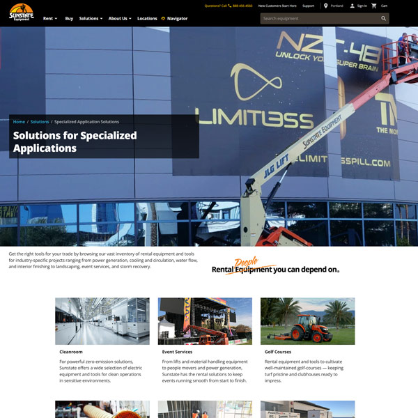Copyediting landing pages