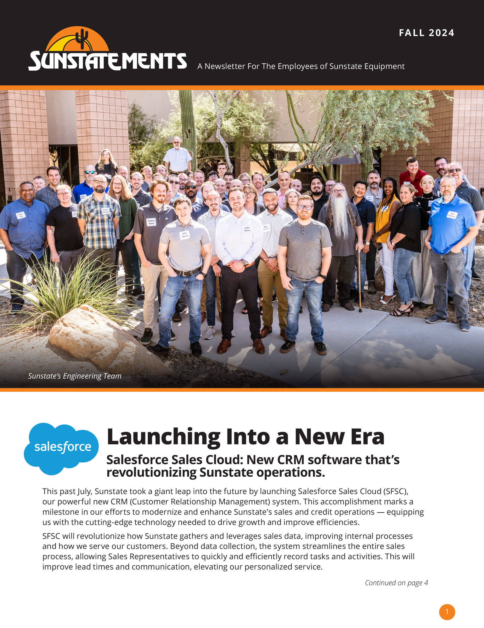 Internal communications copywriting