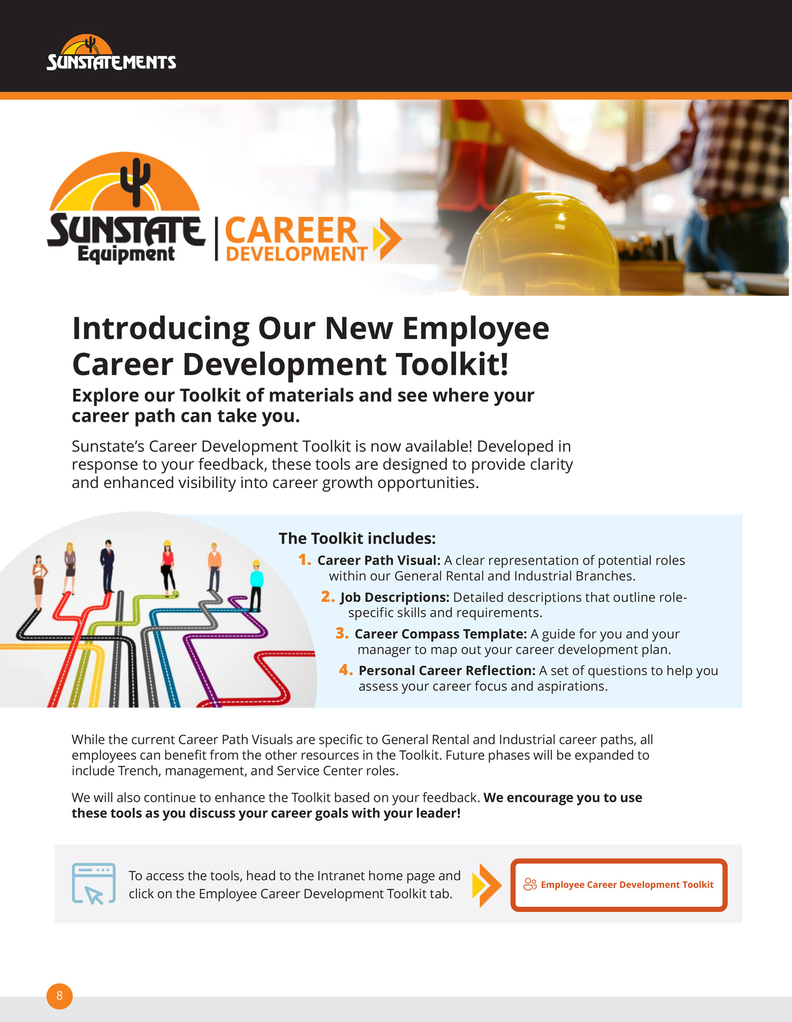 Internal communications copywriting