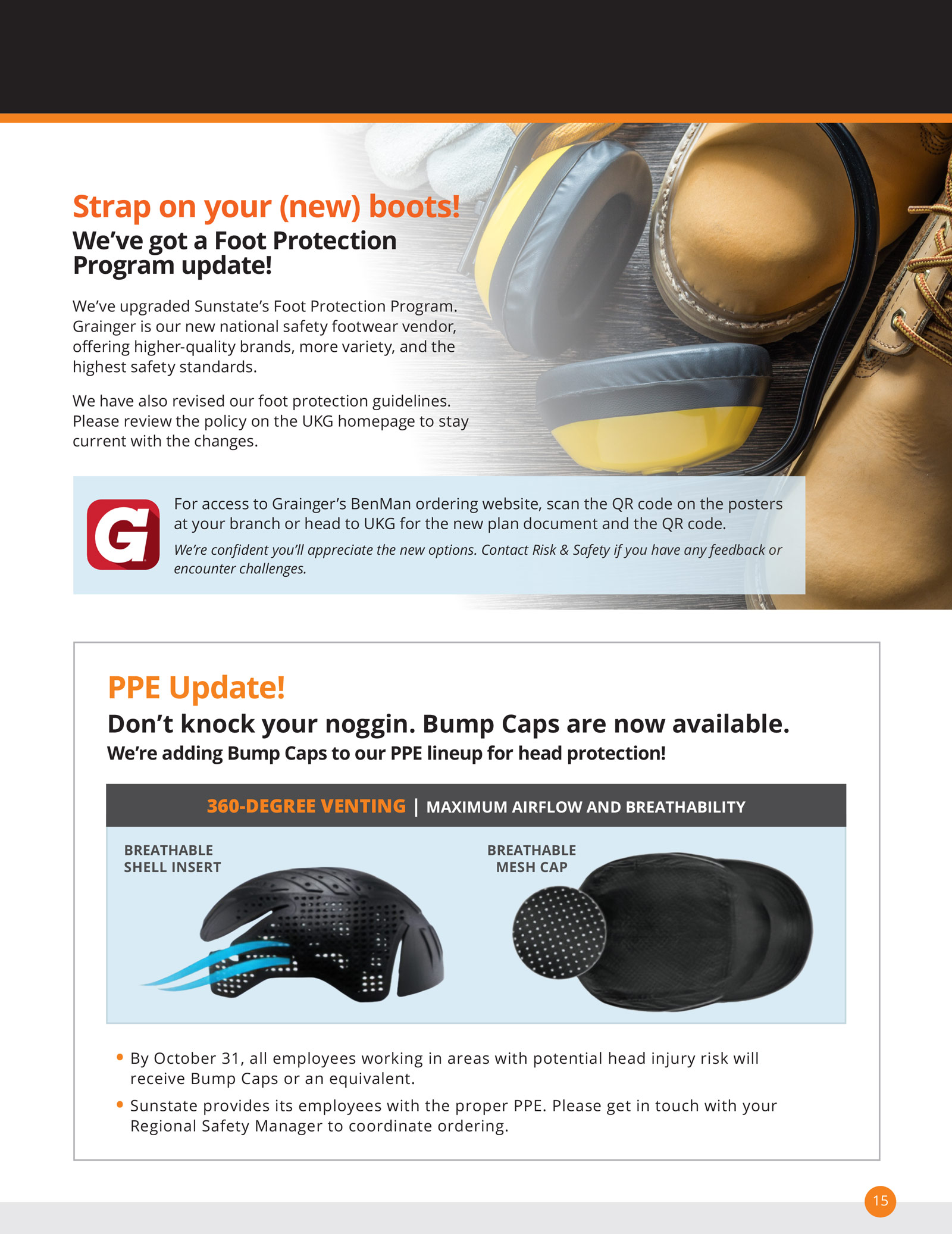 Internal communications copywriting